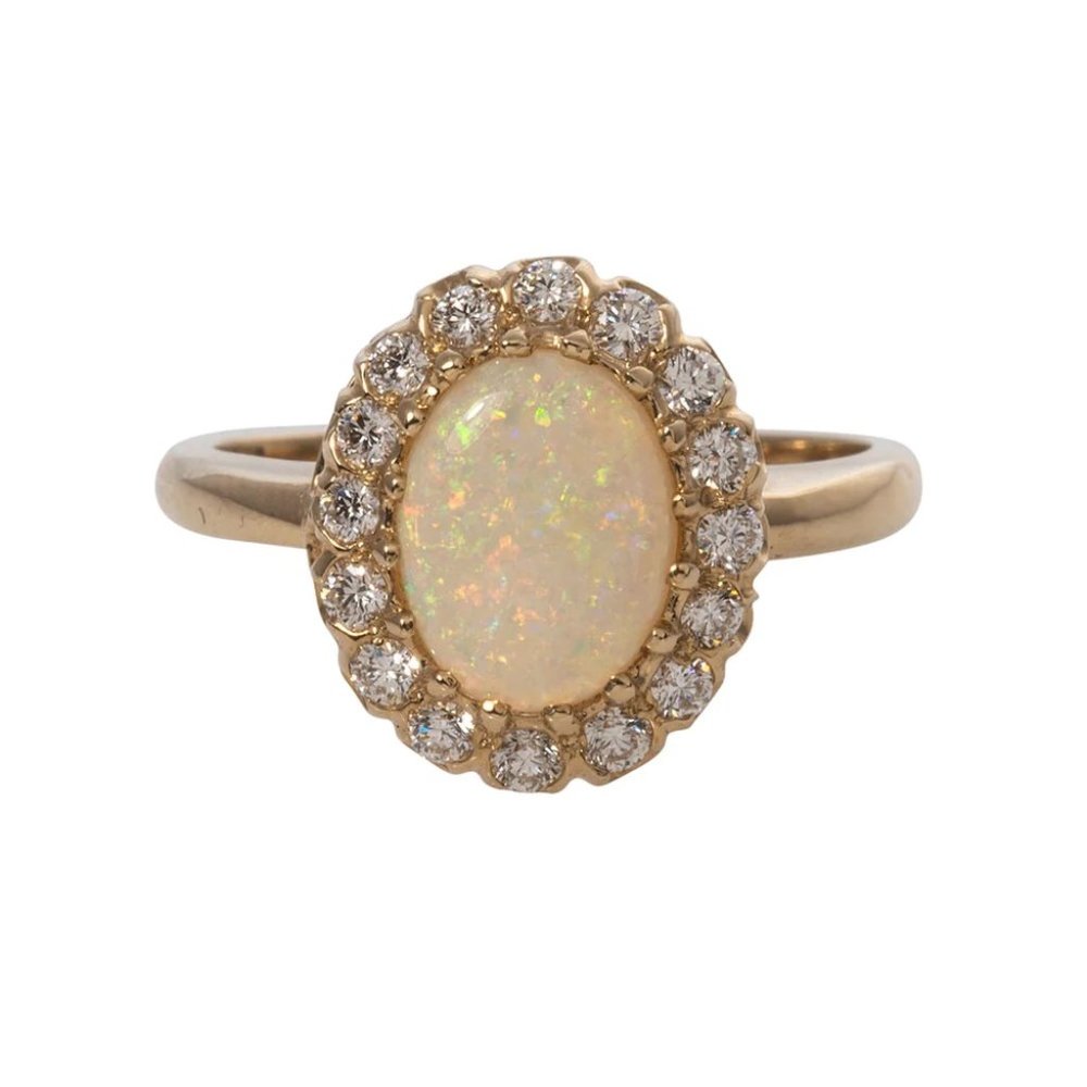Vintage Style Opal Ring